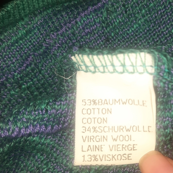 Vintage Cardigan by GEIGER | Sweater | Geo Pattern | Size EU 40 / US Medium - Picture 7 of 8